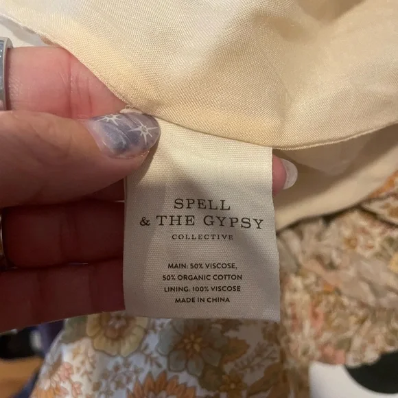 Juniper Shirred Dress in Cream - size XXL - Picture 5 of 6